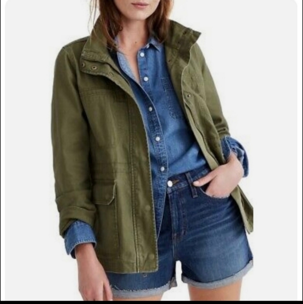 Madewell Green Military Dispatch Jacket